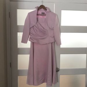 Blush pink 3 piece wedding day outfit, Mariposa, skirt Eur42/US12, top Eur44/14
